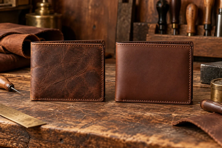 Full-Grain vs Top-Grain Leather Wallet: Which Should You Buy