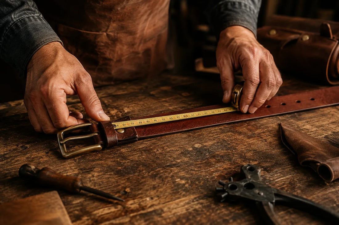 How to Measure Your Belt Size: Men's Sizing Guide