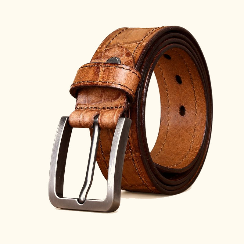 The Envoy men's leather belt