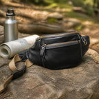 Latch canvas strap fanny pack