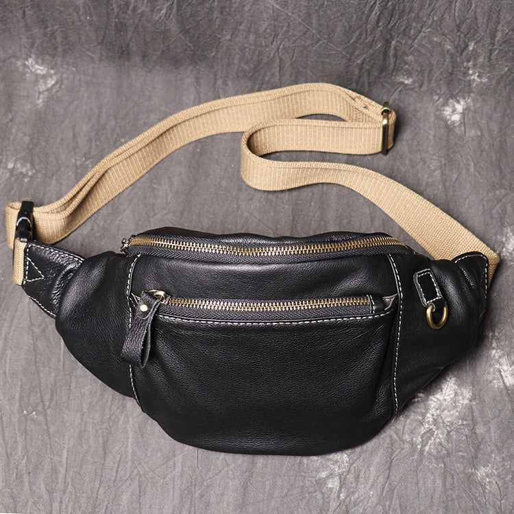 Latch canvas strap fanny pack