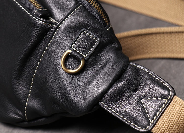 Latch canvas strap fanny pack