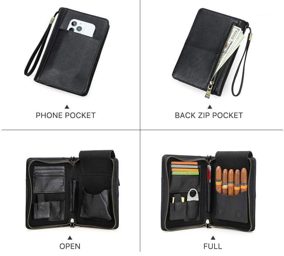 Broker cigar clutch case