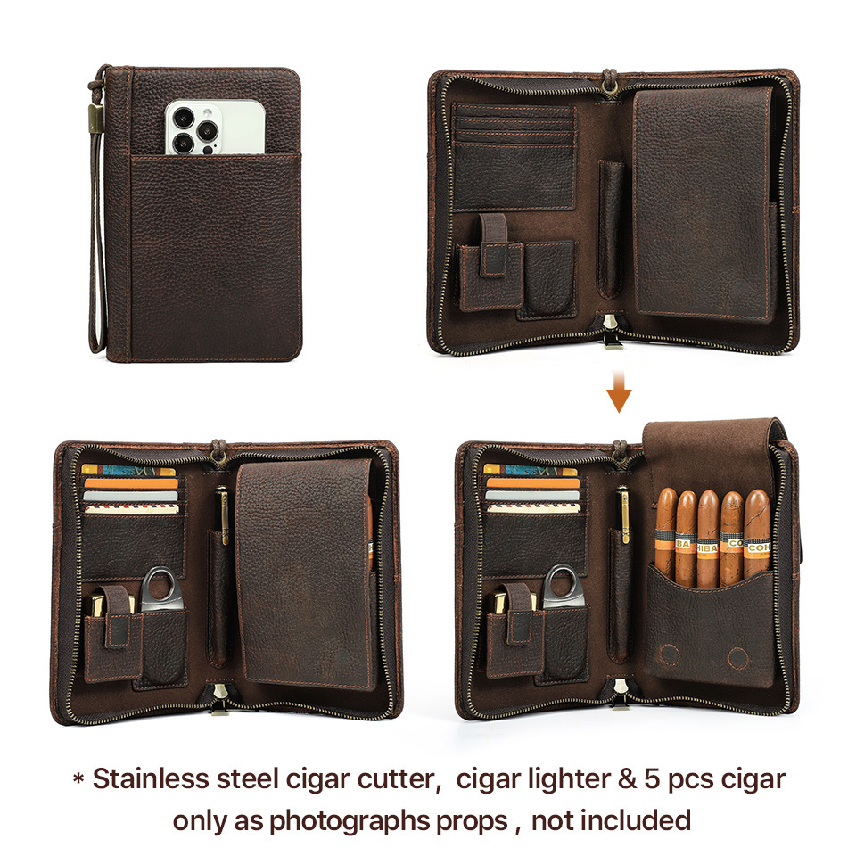Broker cigar clutch case