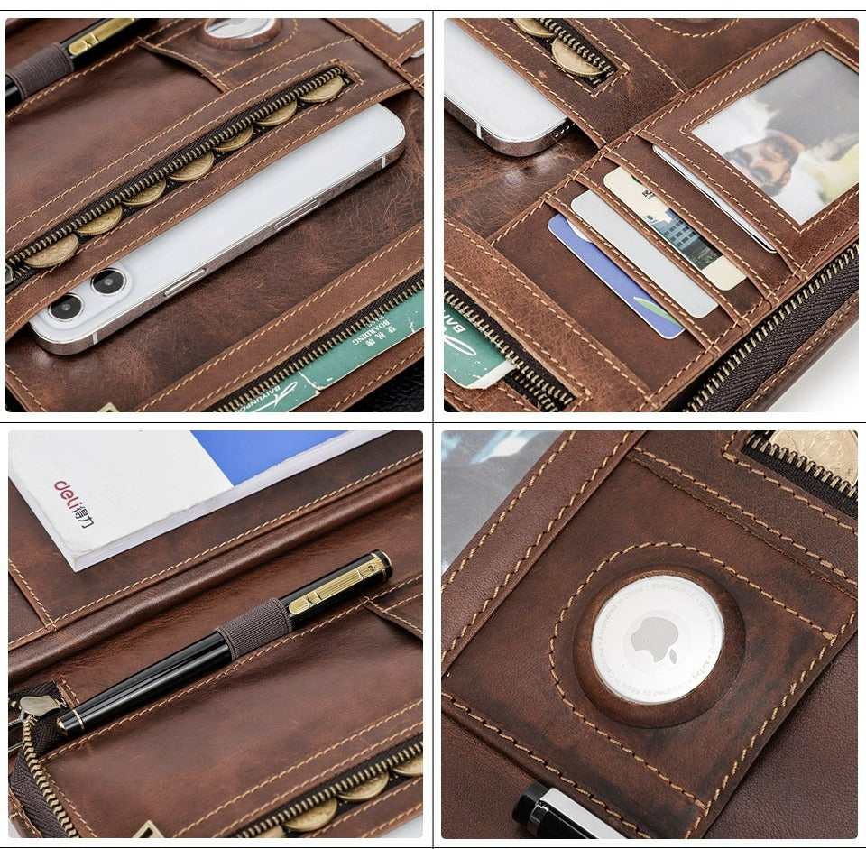 Leather tablet case compatible with Galaxy Tab, Lenovo Tab