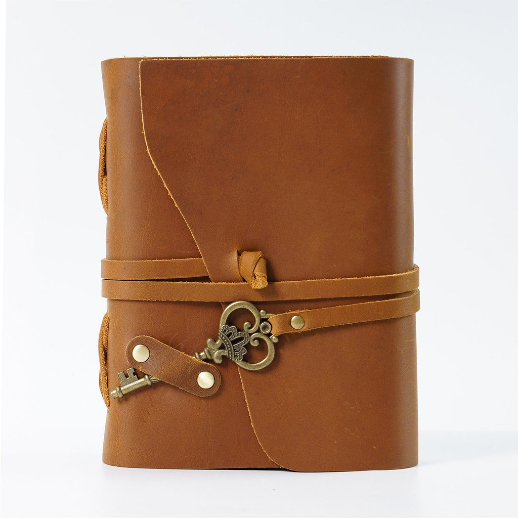 Barrister kraft paper leather journal