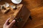 Barrister kraft paper leather journal