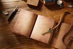 Barrister kraft paper leather journal