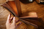 Barrister kraft paper leather journal