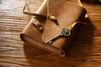 Barrister kraft paper leather journal