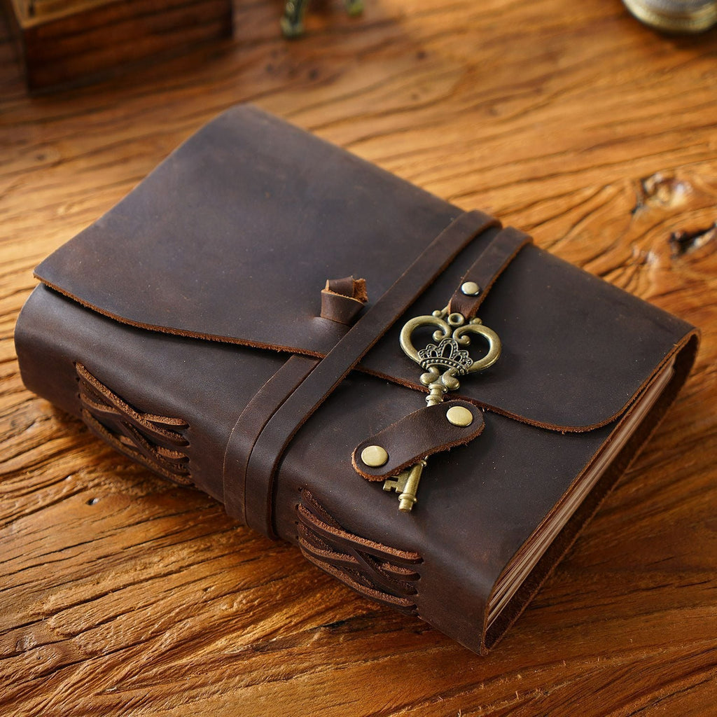 Barrister kraft paper leather journal