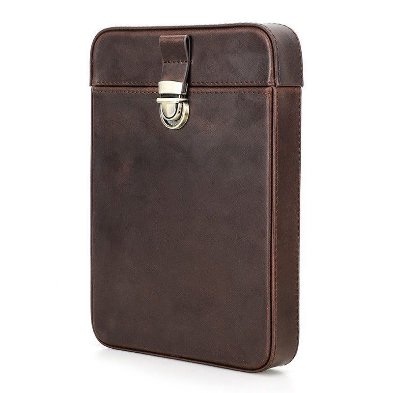 Heritage leather cigar case