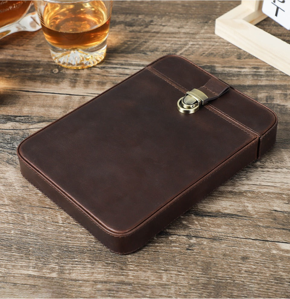 Heritage leather cigar case