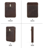 Heritage leather cigar case