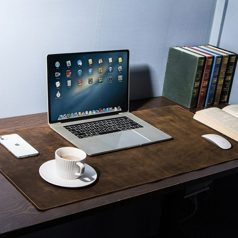 Ledgerline leather desk mat