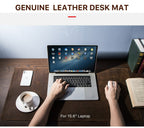 Ledgerline leather desk mat