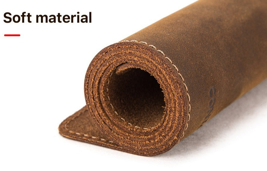Ledgerline leather desk mat