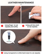 Ledgerline leather desk mat