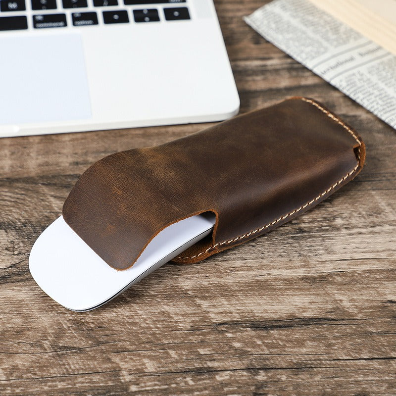 Rivet leather mouse cover