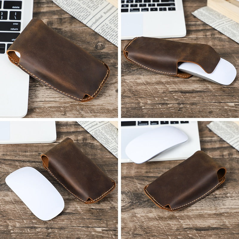 Rivet leather mouse cover