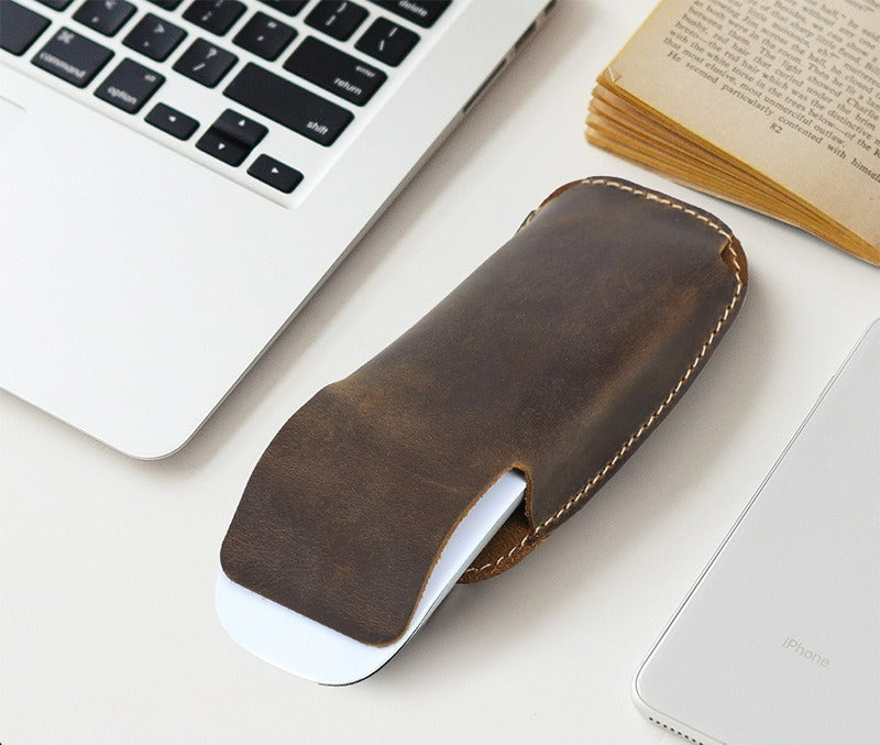 Rivet leather mouse cover