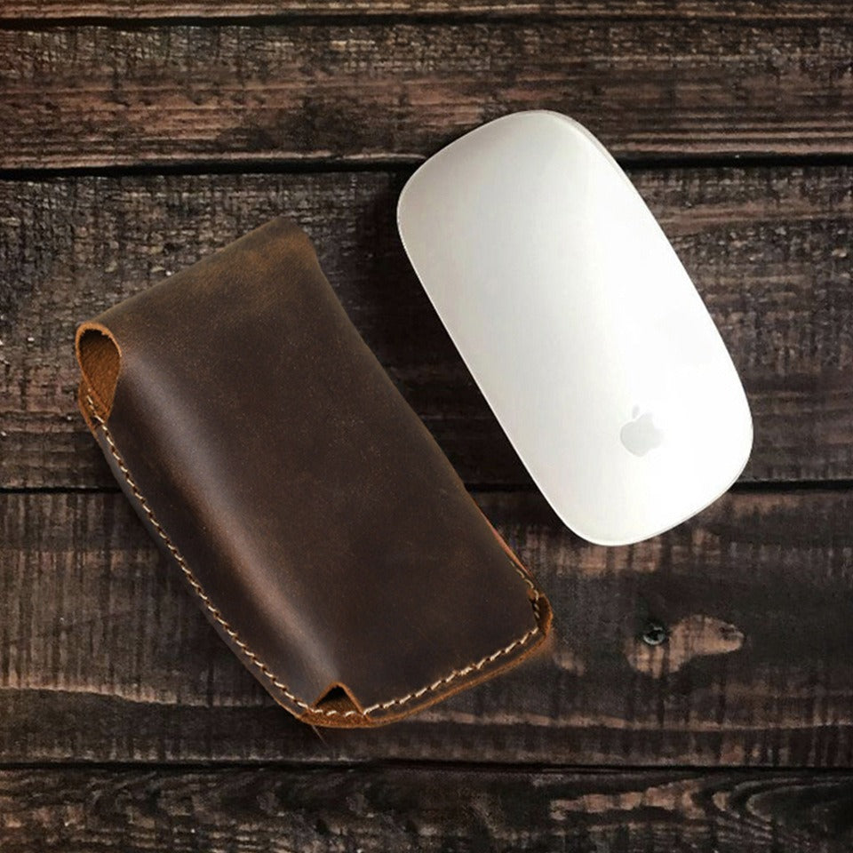 Rivet leather mouse cover