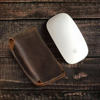 Rivet leather mouse cover