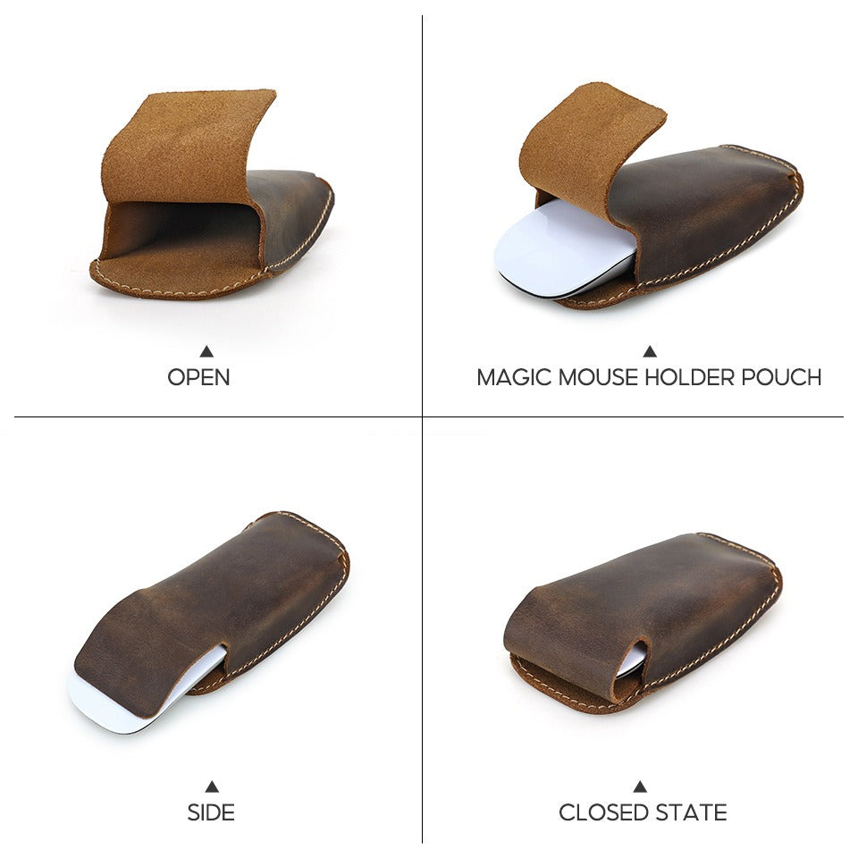 Rivet leather mouse cover
