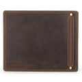 Alderman leather mouse pad with pen slot