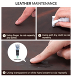Counselor leather mouse pad with wrist rest