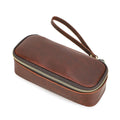 Relic leather pipe case with strap
