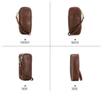 Relic leather pipe case with strap