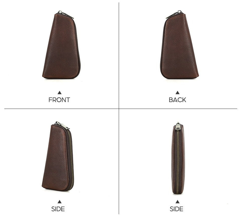Briar leather pipe pouch