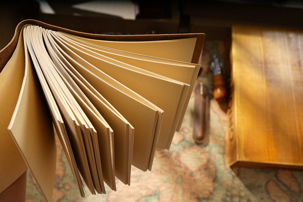 Magistrate leather sketchbook
