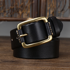 Black The Tradesman men's leather belt