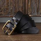 Black The Tradesman men's leather belt