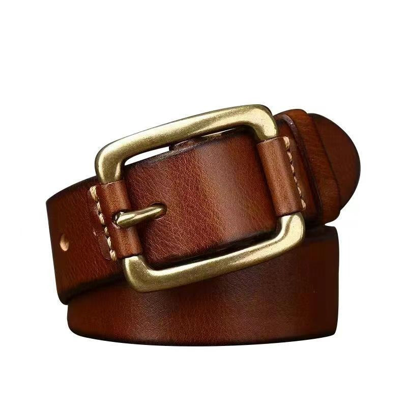 Brown The Tradesman men's leather belt
