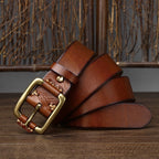 Brown The Tradesman men's leather belt