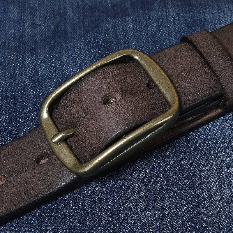 Dark Brown The Blacksmith men's leather belt