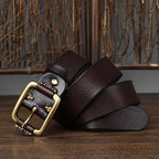 Dark Brown The Tradesman men's leather belt