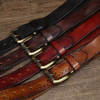 Dark Brown The Renegade men's leather belt