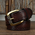 Dark Brown The Renegade men's leather belt