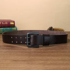 Dark Brown The Vanguard men's leather belt