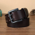 Dark Brown The Vanguard men's leather belt