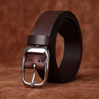 Dark Brown The Merchant men's leather belt