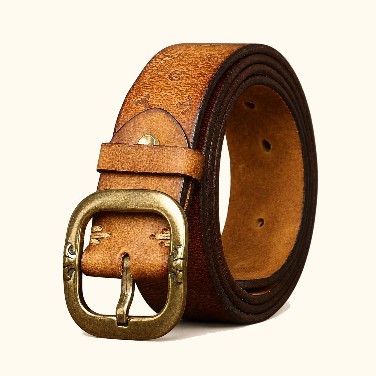 mens-jeans-brown-leather-belt