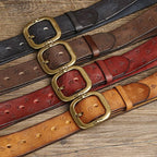 Dark Brown The Artisan men's leather belt