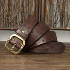 Dark Brown The Artisan men's leather belt