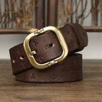Dark Brown The Artisan men's leather belt