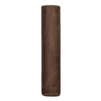 Dark brown men's wallet, leather grain